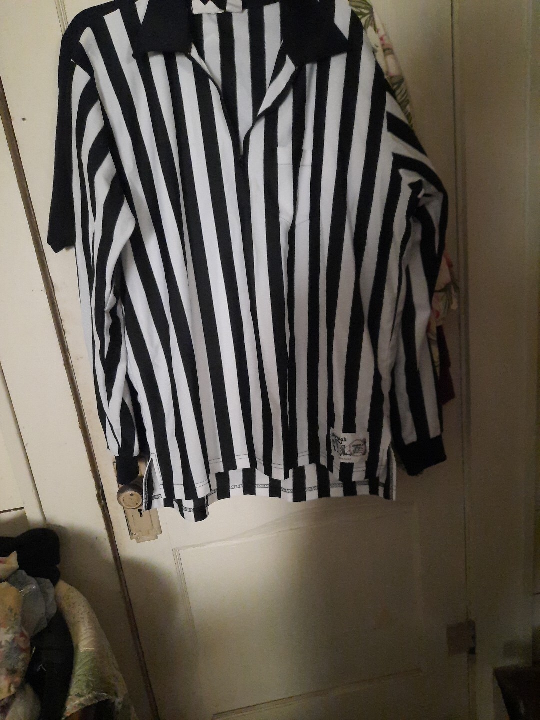 VTG Honig's Whistle Stop Referee Jersey Shirt Long Sleeve Size XXL Made In USA gallery