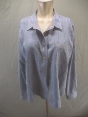 Orvis Size XL Mens Gray Long Sleeve Collared Pocket Button Up Outdoor Shirt 840