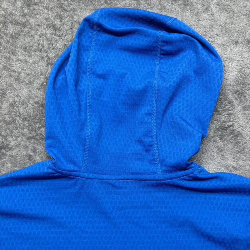 Reel Legends Shirt Mens Large Blue Long Sleeve Hoodie Freeline Fishing Outdoors gallery