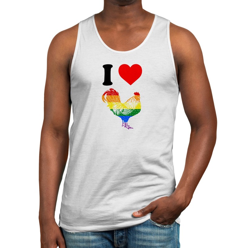 Funny Gay Pride Cockerel Vest Men LGBTQ Him flag celebrate lesbian gay bisexu... gallery