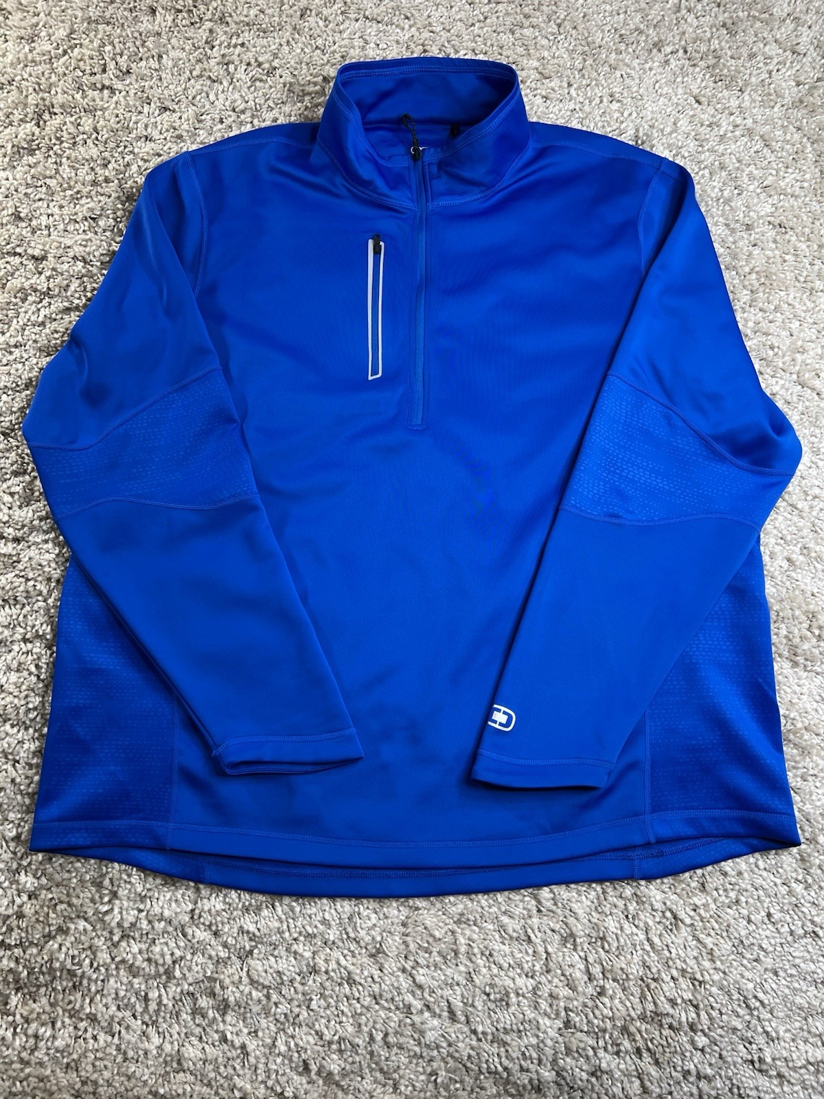 OGIO ENDURANCE Fulcrum 1/4-Zip Pullover Royal Blue Size 3XL gallery