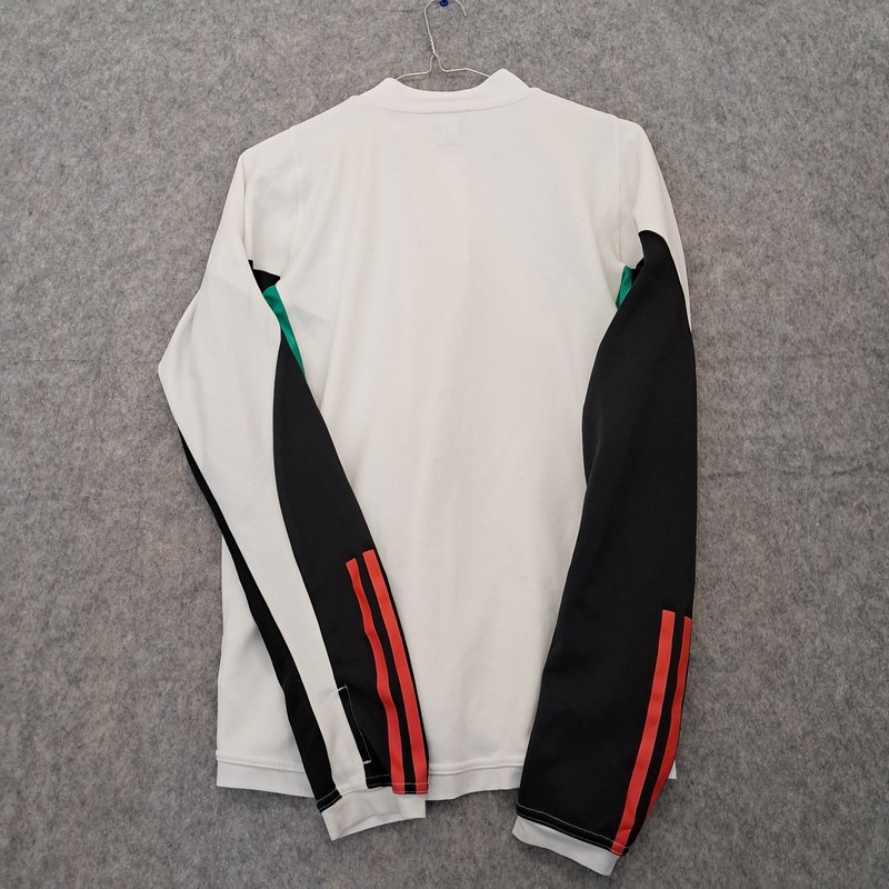 Adidas Manchester United Top Mens Small White Football Track Training Slim 2023 gallery
