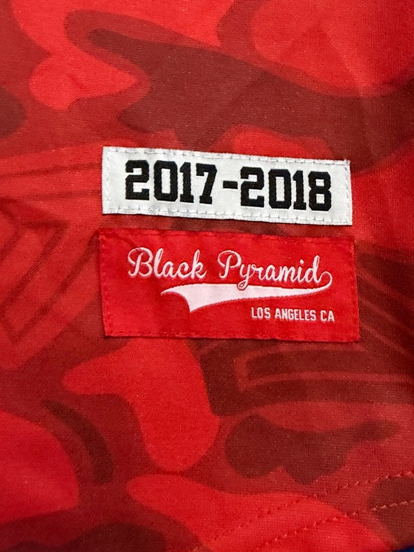 Black Pyramid Red Camo 2017-2018 Jersey Size Large gallery
