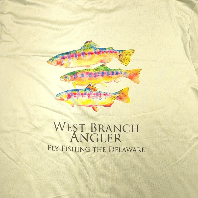 Patagonia Graphic Tech Fish Tee Shirt Mens Large Mint Green Crew Fishing Hiking gallery