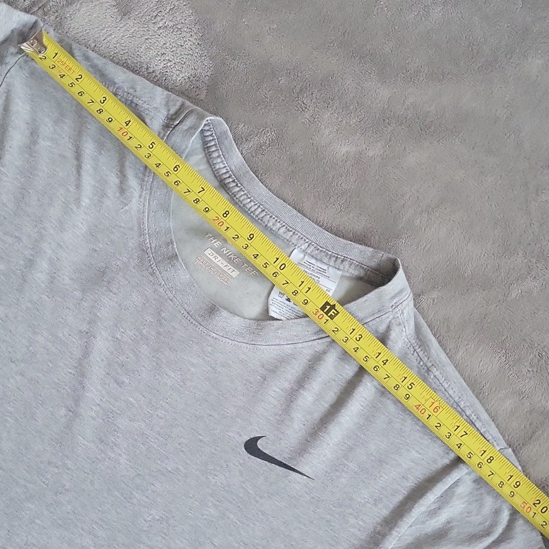 Nike Tee Dri-FIT Men's T-Shirt Gray Crew Neck Short Sleeve Solid XL gallery