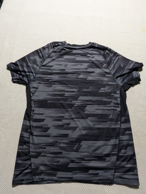 Starter Performance Urban Abstract Black Gray Camo Workout Gym Shirt Men's 2XL gallery
