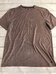 WA Shirt Mens M Red Short Sleeve Striped Lightweight Tagless Tee Casual Top