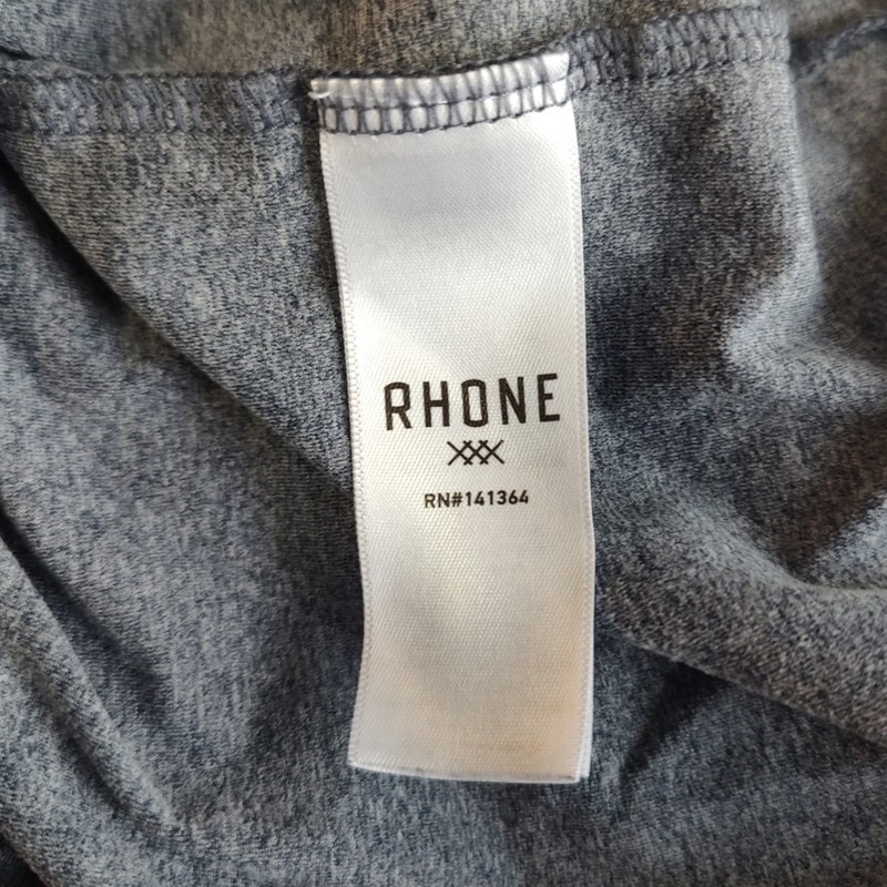 Rhone Reign Performance Pullover Shirt Mens M Grey 1/4 Zip Midweight Long Sleeve gallery