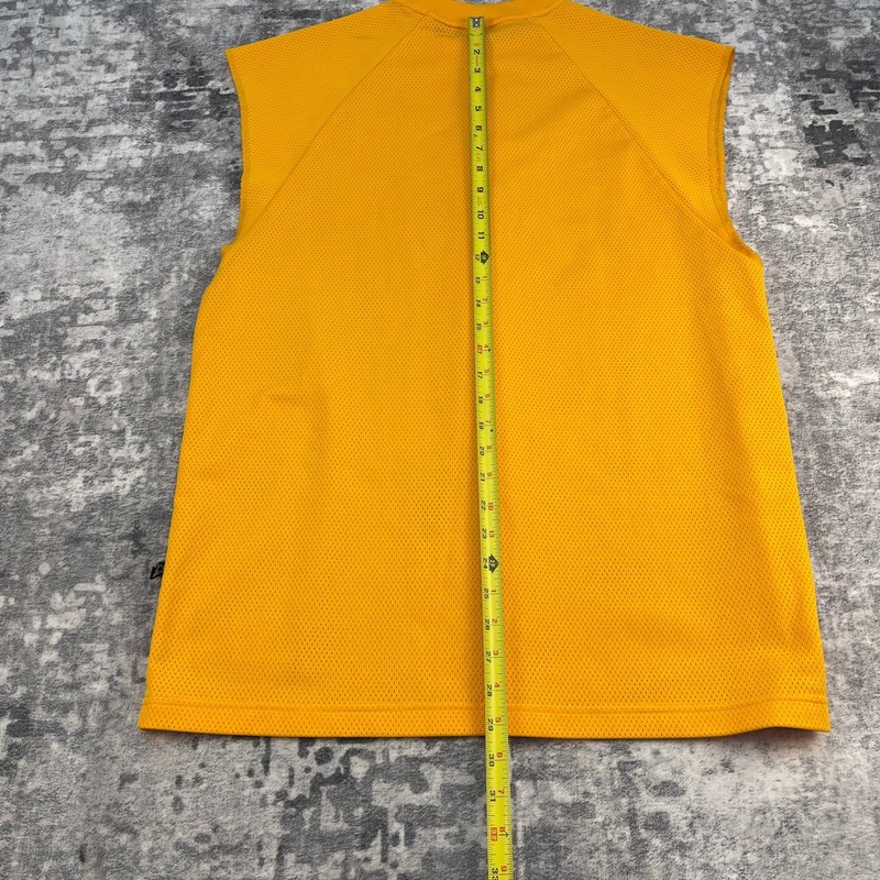 Starter Men Medium Orange Mesh Athletic Jersey Solid Blokecore Sportif Retro gallery