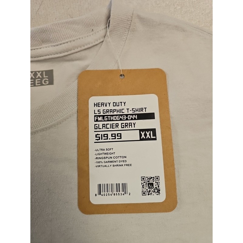 Fintech Coastal Performance Long Sleeve UV Men's Size XXL Gray New gallery