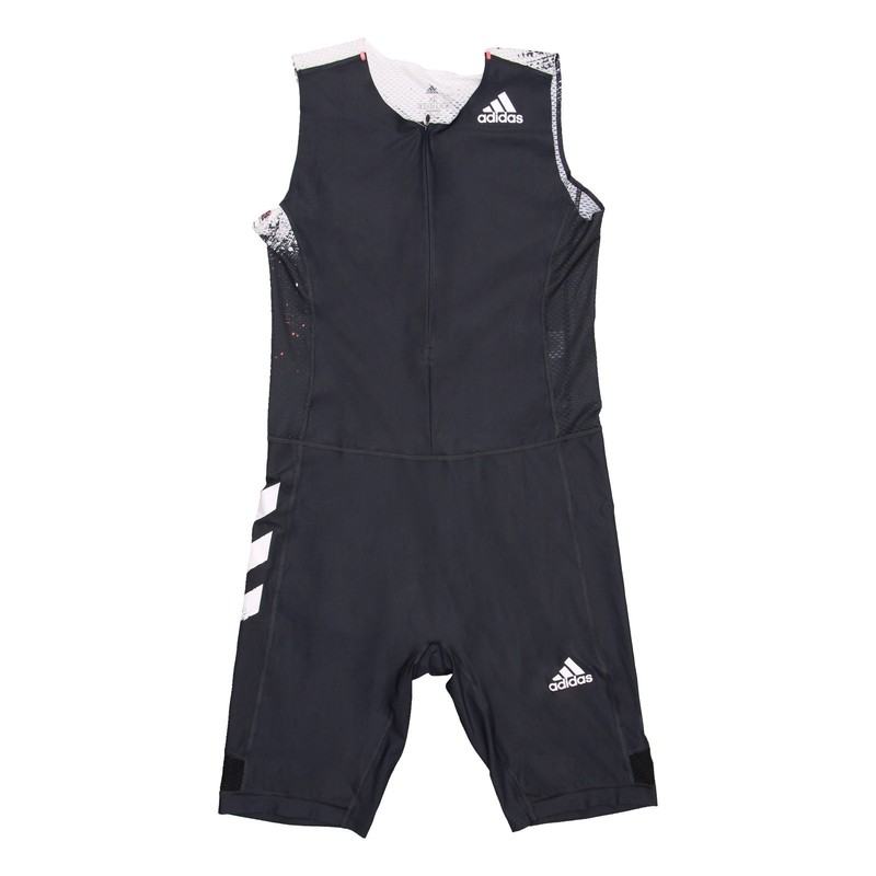 Adidas Adizero Mens Jersey L Black Polyester Spandex Athletic Performance Suit gallery