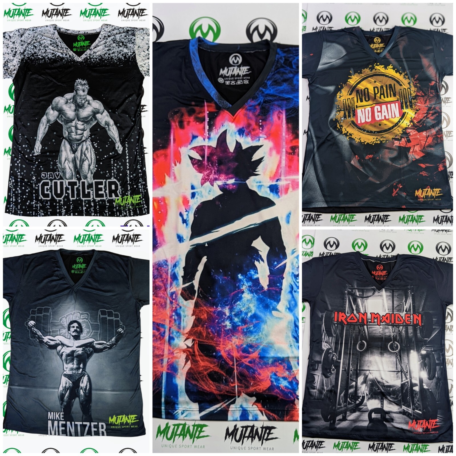 Mutante T shirts for Men Gym Workout Bodybuilding shirts 21 Styles to Choose gallery