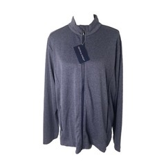 Devon & Jones Shirt Mens 3XL Blue High Neck Heavyweight Long Sleeve