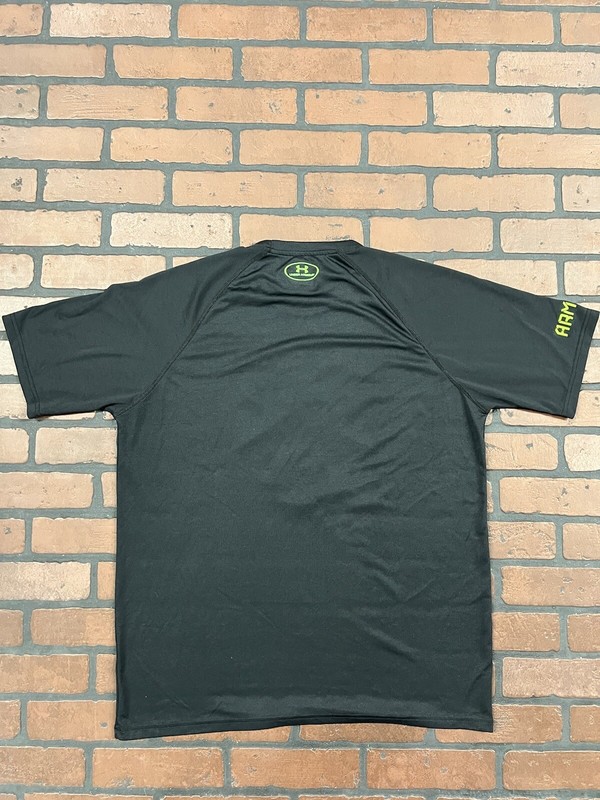 Under Armour Heat Gear Shirt Football Helmet Neon Loose Fit Adult Large gallery