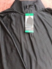Gerry Active Quarter Zip Men’s Pullover Stretches Quick-Dry Sizes: XL Black, NWT