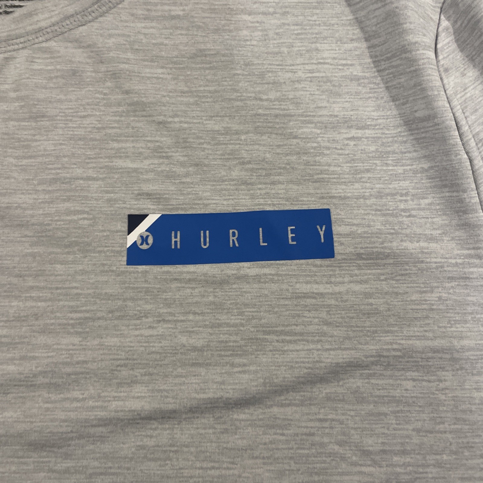 Hurley Long Sleeve Athletic Performance Shirt Outdoor Gray Blue Men’s XXL gallery