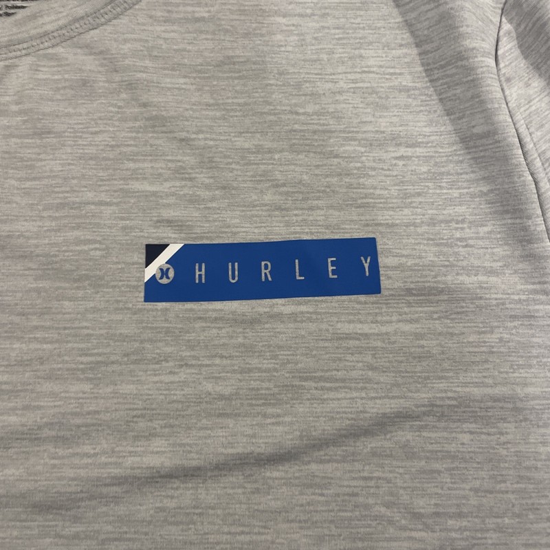 Hurley Long Sleeve Athletic Performance Shirt Outdoor Gray Blue Men’s XXL gallery