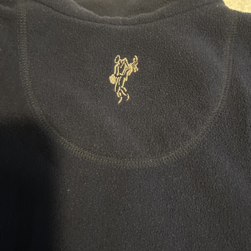 Ashworth Weather Systems Quarter Zip Fleece Pullover Men's Med Blue Golf gallery