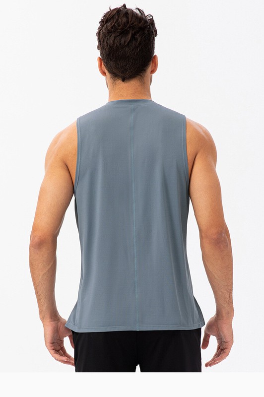 Men Summer Sports Fitness Vest Running Quick Dry Breathable Athletic Gym Tops gallery
