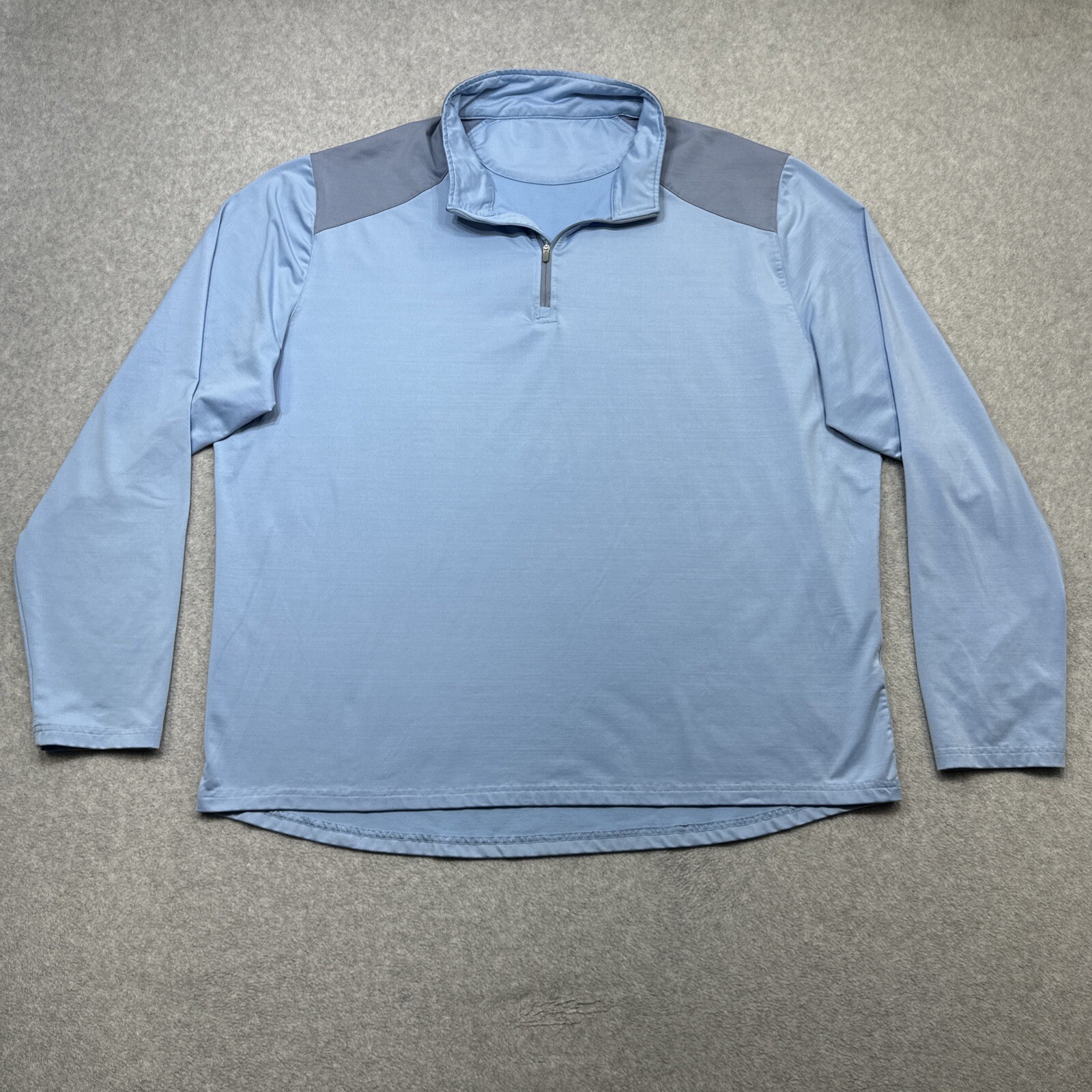 Peter Millar Pullover XXL Blue 1/4 Zip Golf Performance Stretch Active Casual gallery