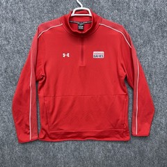 Under Armour Warrior Games Marine Corps Pullover 1/4 zip Men’s size XL shirt