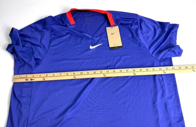 Nike DRI-FIT Advantage Tennis T-Shirt Blue Men's Size 2XL DD8317-430 gallery