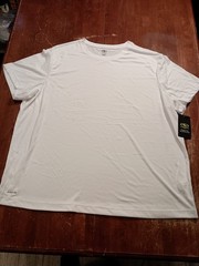 Athletic Works Dri Works Men’s White Short Sleeve T-shirt Size 2XL 50-52