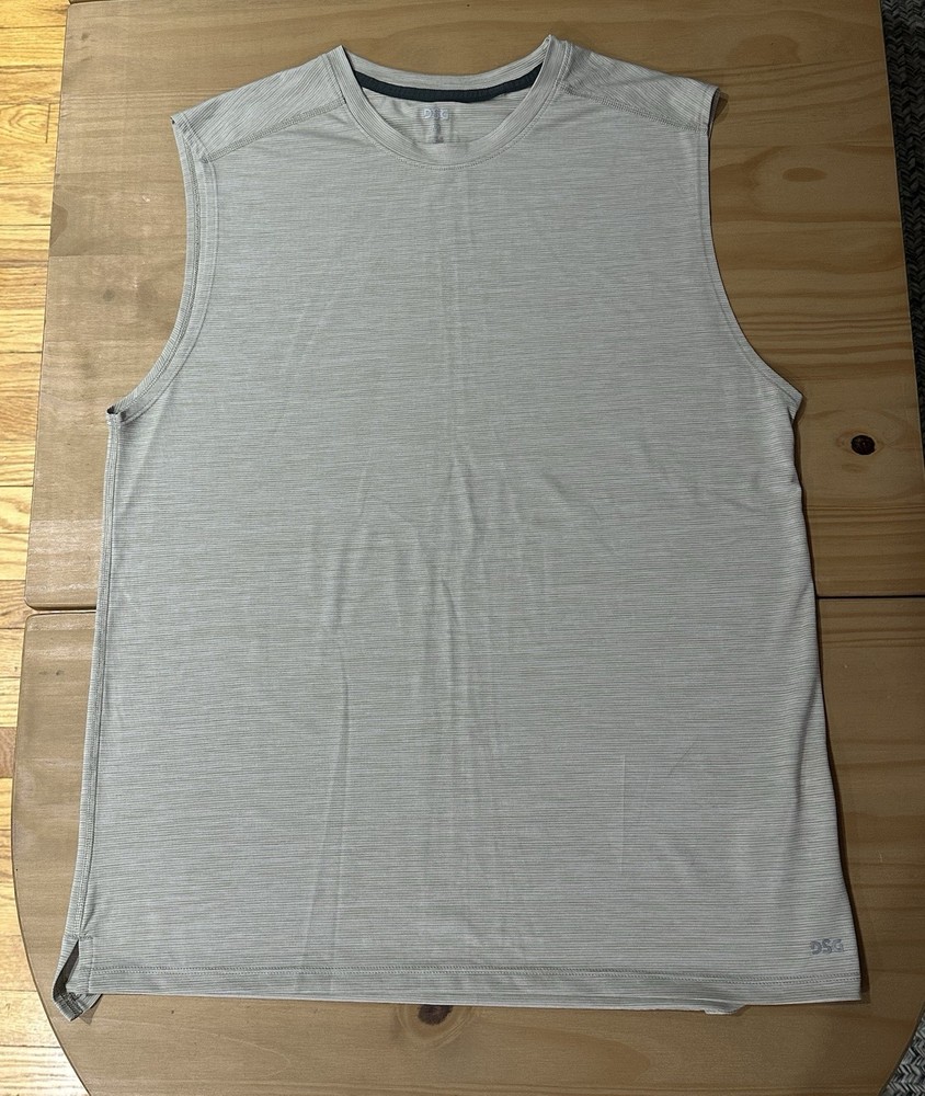New DSG Training Muscle Light Tank Top Men’s Size Medium Tan Beige