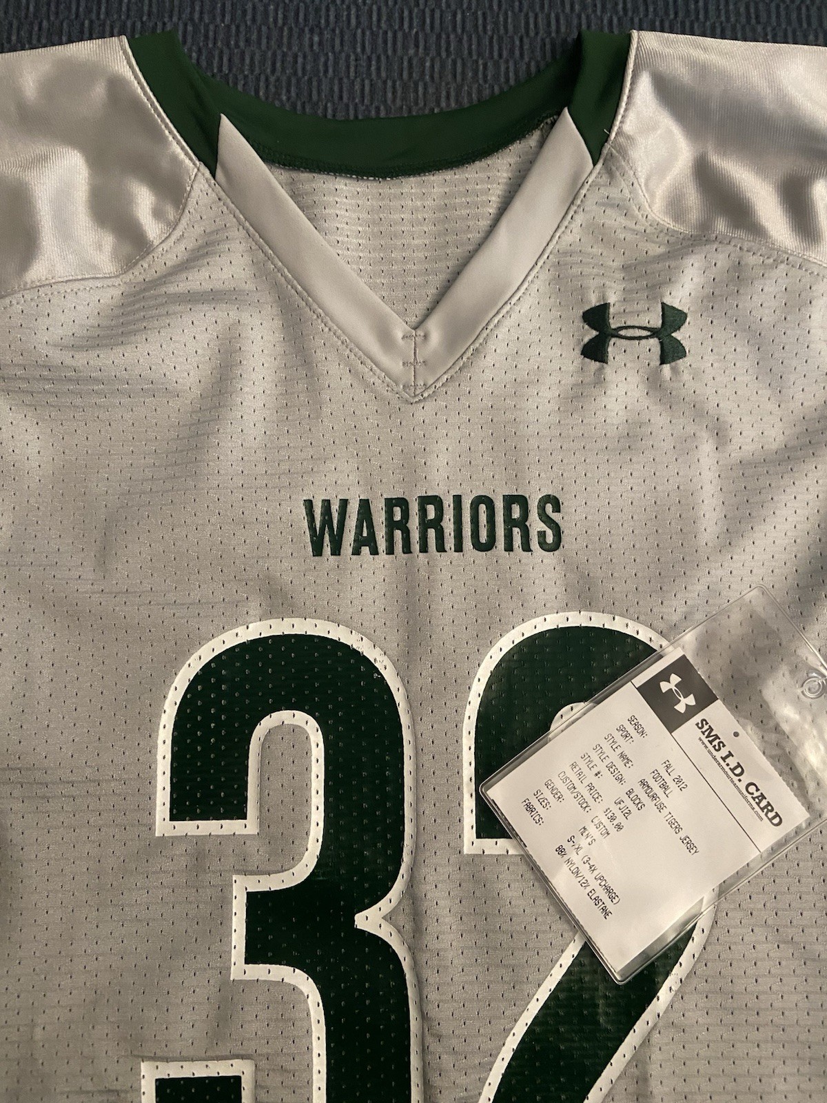 HAWAII - 2012 Under Armour Authentic Pro Cut Football Jersey Men's Large gallery