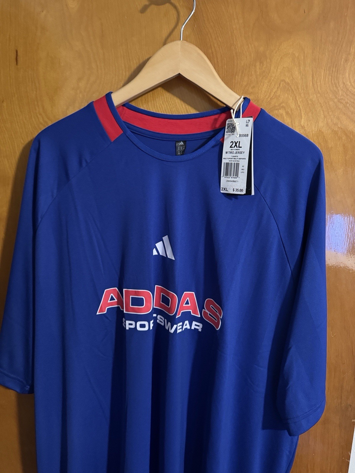 Adidas Tiro Jersey Mens 2XL Royal Blue gallery