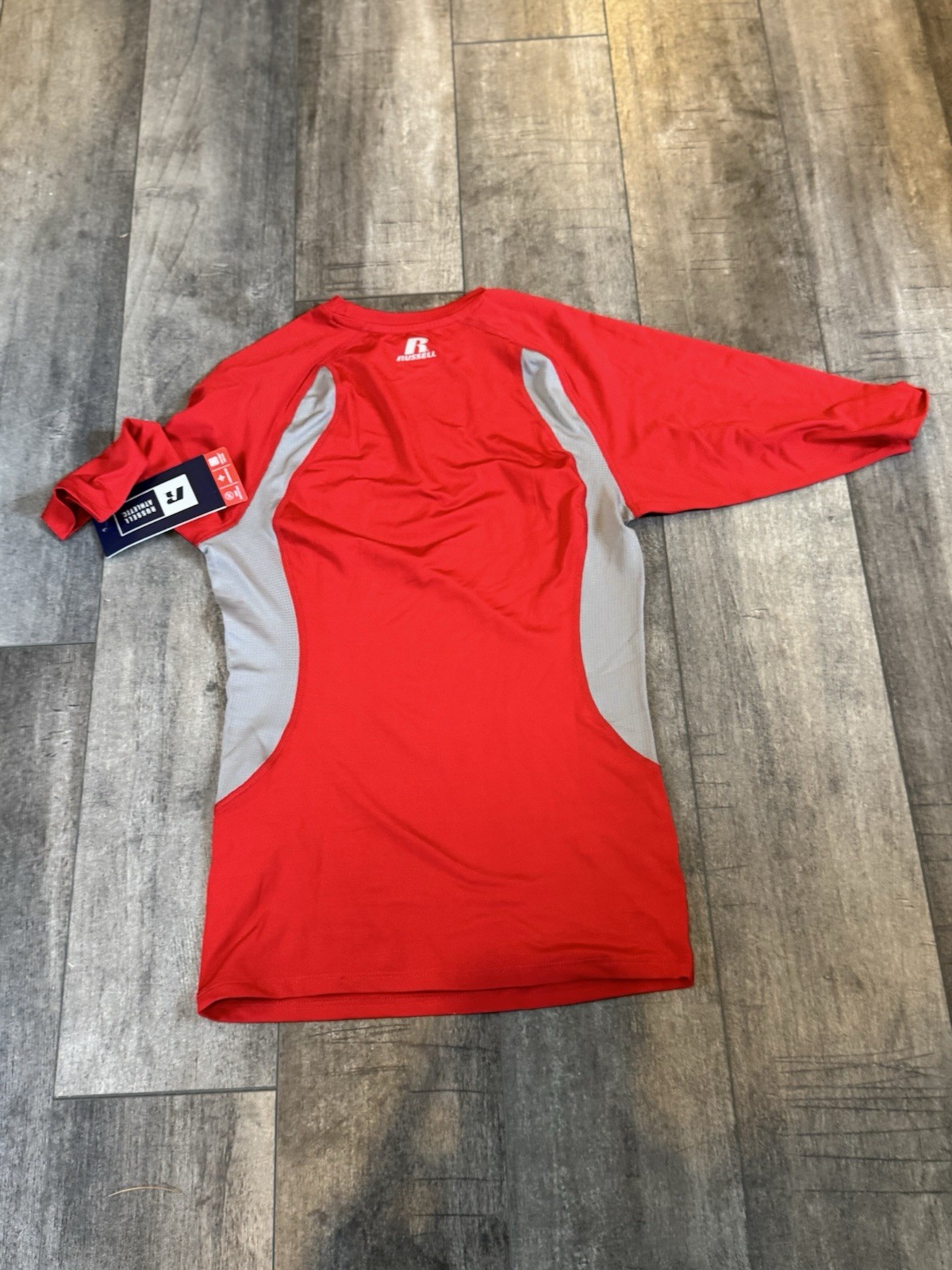 NWT Russell Athletic Performance Training Compression Shirt Men's Small Red gallery