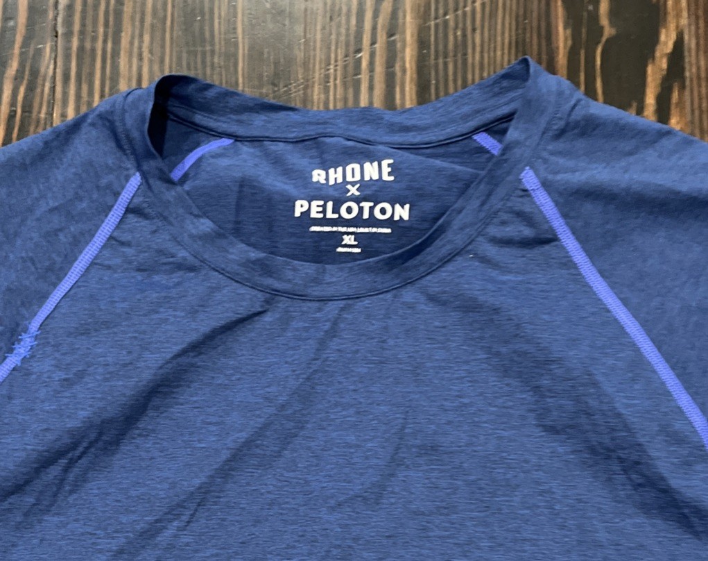 Rhone x Peloton Performance Shirt Men’s XL Blue Nylon Elastane gallery