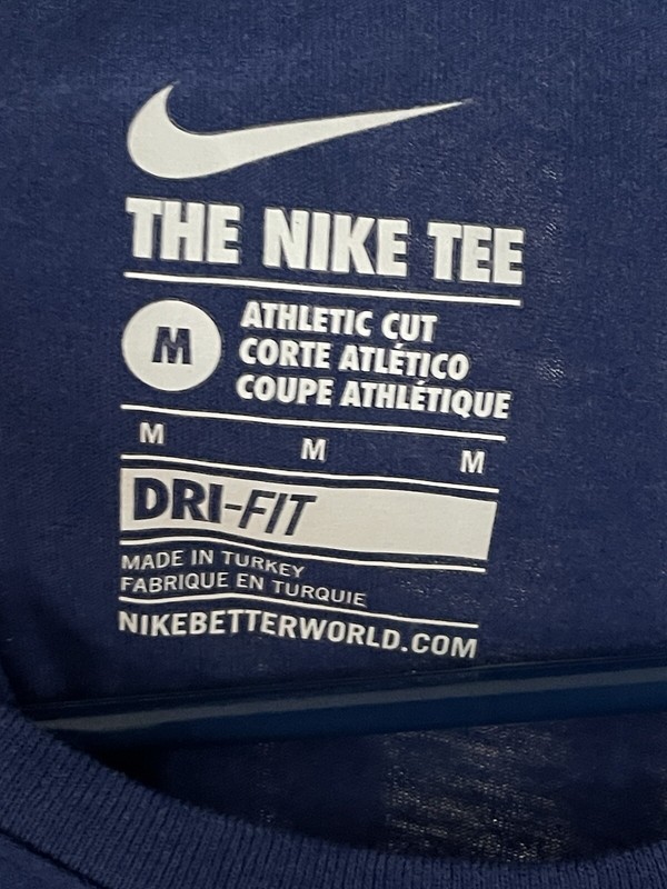 Lebron James The Nike Tee DriFit Blue/White/Red T Shirt Mens Sz. Medium gallery
