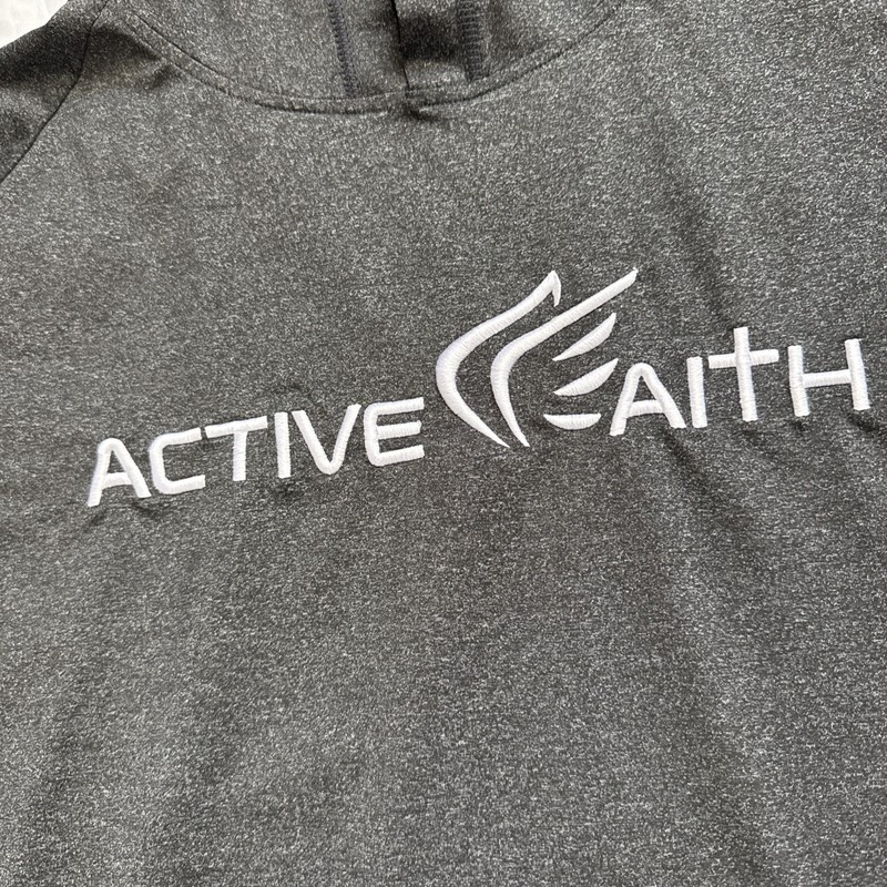 IJNIP Active Faith Men's 2X Big & Tall Short Sleeve Pullover Hoodie Pockets gallery