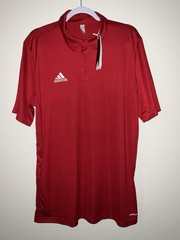 Adidas, Polo Shirt, Soccer/Futbol, Men’s LT, Red, Aeroready, Jersey, Red