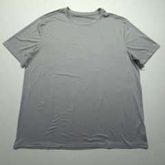 Quince Mens Shirt XXL Heather Pale Gray Flowknit Breeze Performance Tee Gym Run