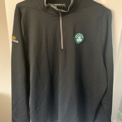 Nike NBA Boston Celtics Basketball Coaches 1/4 Zip Pullover Green Men’s XXL