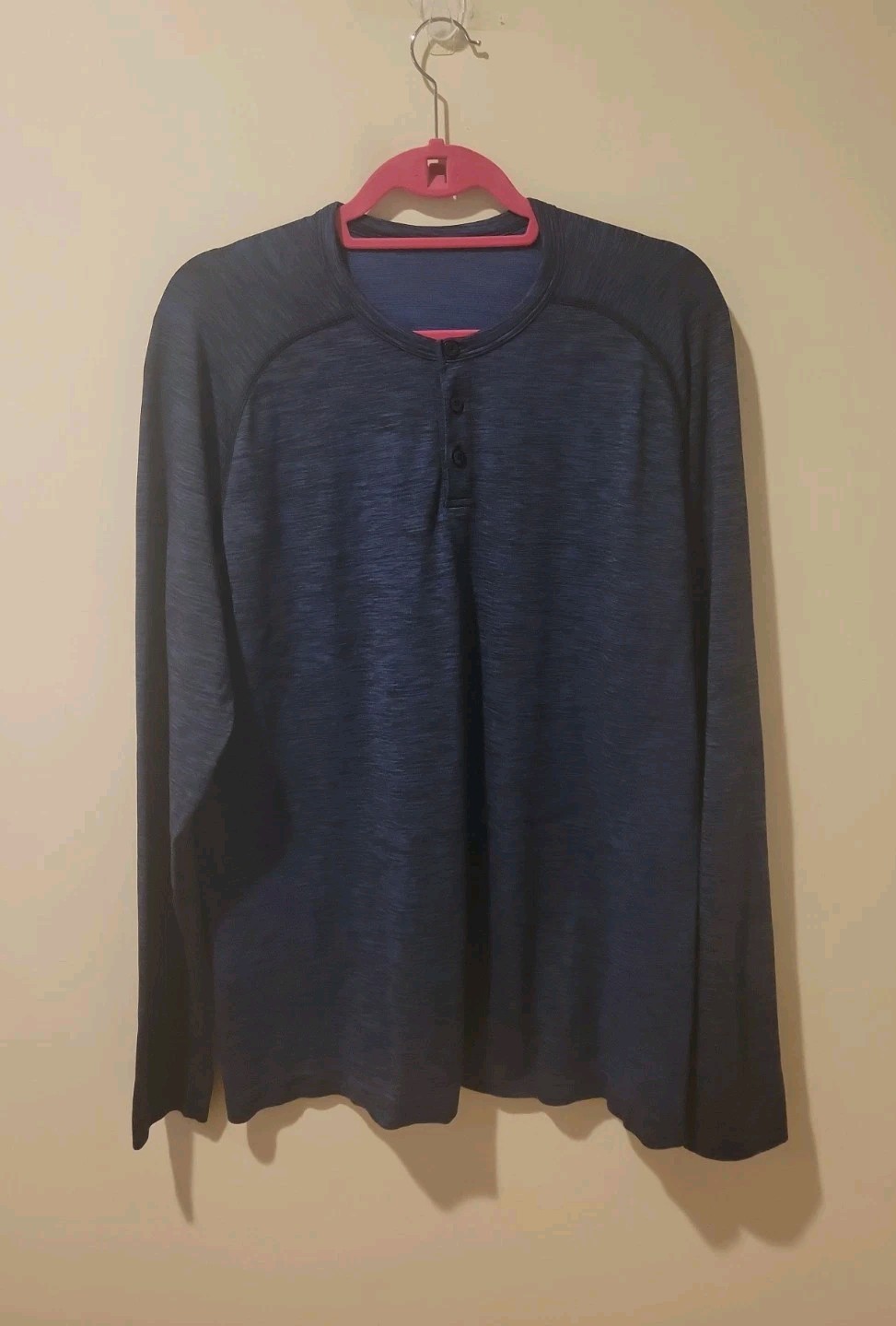 Lululemon Metal Vent Tech Henley Long Sleeve Top Size L Sporty Athletic Outdoors gallery