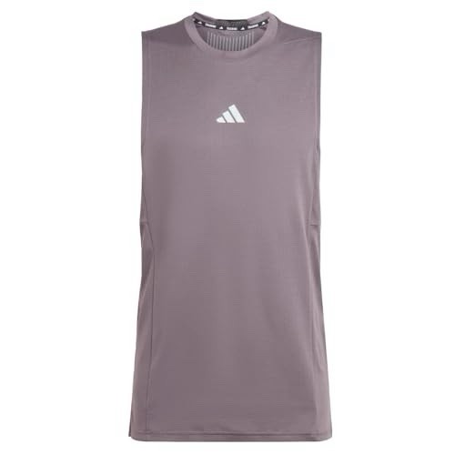 Adidas Men's Gray RDY Training Tank Top | Sleeveless Workout Shirt NWT XS 23s gallery