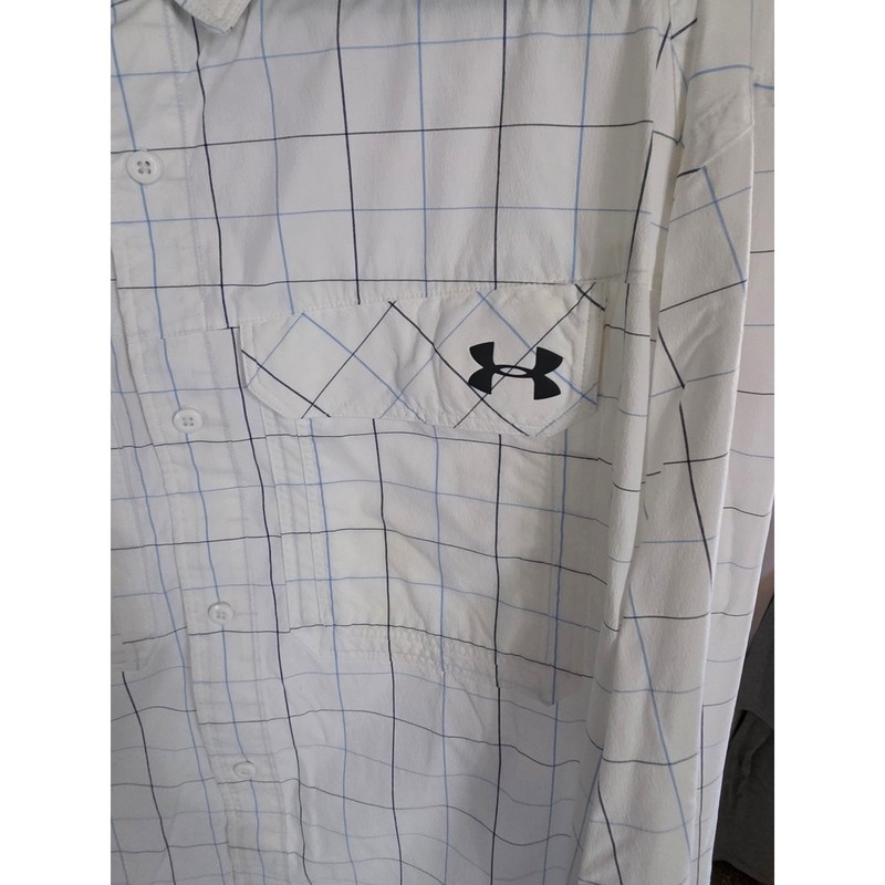 Men's Under Armour Fish Hunter Long Sleeve Plaid Shirt XL gallery