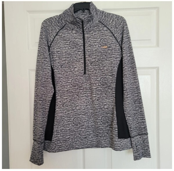Men's Copper Fit 1/4 Zip Long Sleeve Pullover with Thumb Holes Size Large gallery