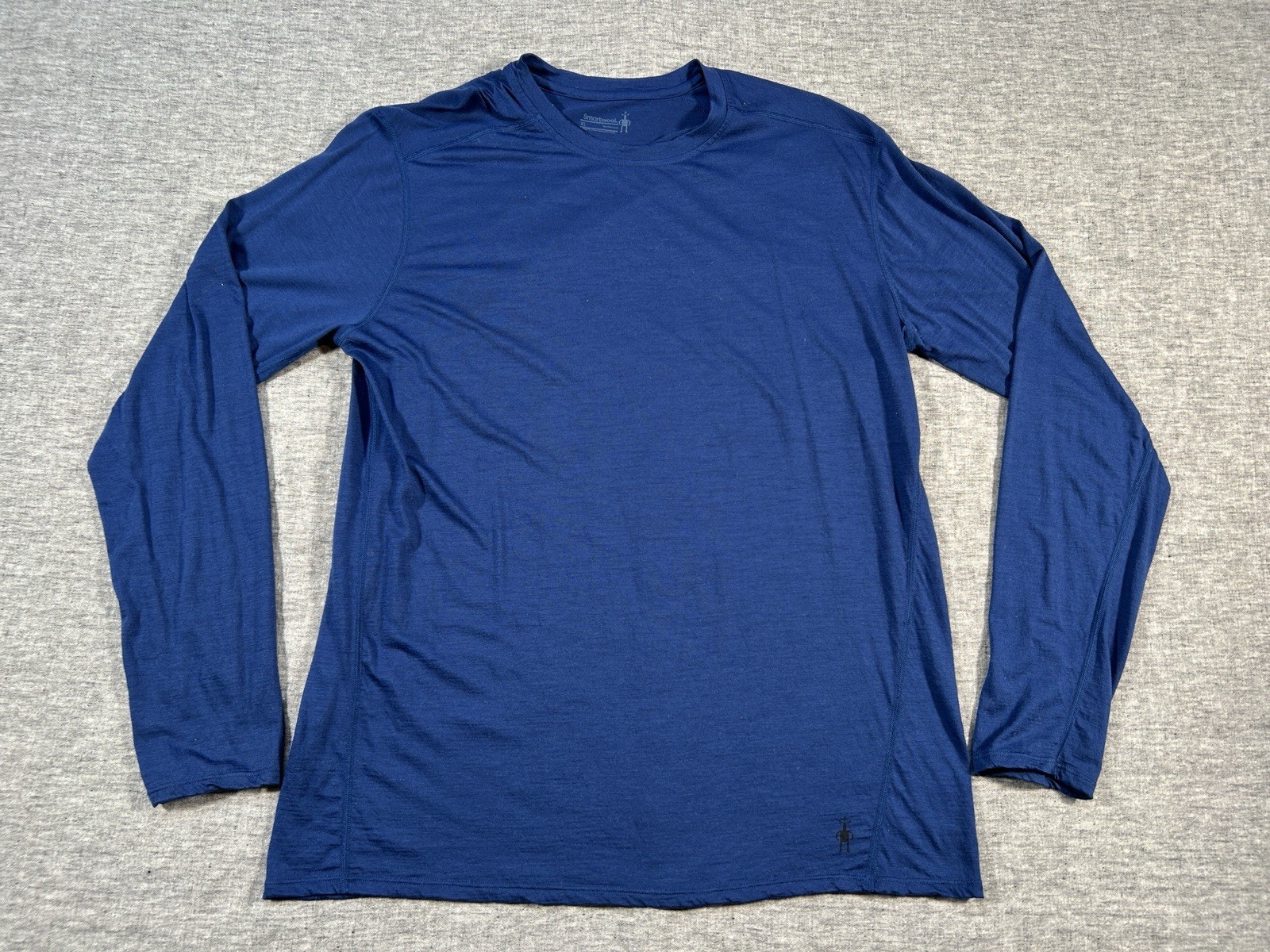 Smartwool Merino Base Layer Shirt Mens Extra Large Navy Blue Long Sleeve Crew gallery