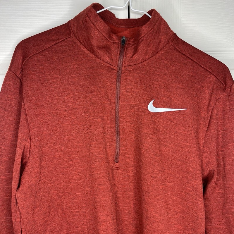Nike Running Element 1/4 Zip Pullover Dri Fit Mens Medium Thumbholes Reflective gallery