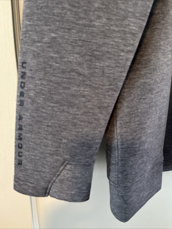 Under Armour Men's Storm Golf Half Zip Cold Gear Sweat Jacket Size S Grey NWT gallery