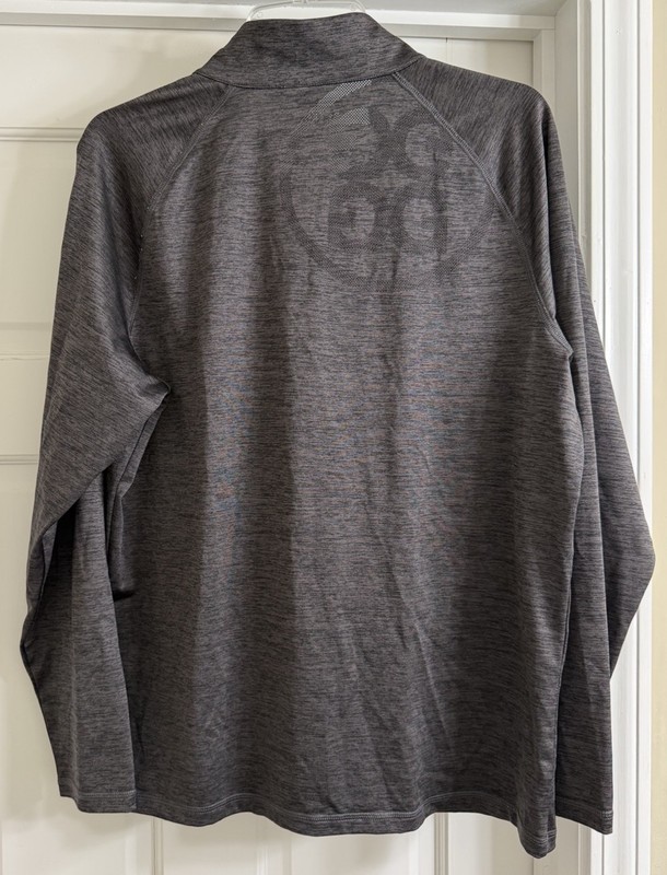 G/Fore Old Overton CC Logo Lightweight 1/4 Zip Vented Mesh Pullover Men's Sz M gallery