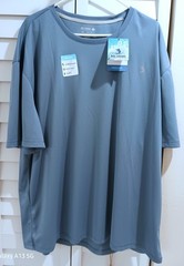 Reel Legends Freeline Performance Outfitters SS UPF 30 Tee Shirt Blue Men 3X NEW