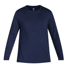 Athletic Works Men’s Tri Blend Tee with Long Sleeves~Blue Cove~3XL~FREE SHIP