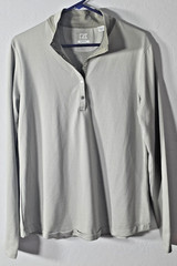 Cutter and Buck CB Drytec Men’s XL – Long Sleeve Polo Pullover with Snaps