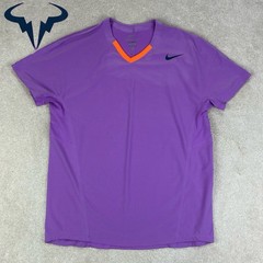 Nike Rafael Nadal 2013 Acapulco Open Premier Dri-Fit 523209-554 Tennis Polo L