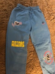Adidas Men’s blue Unite Graphic Sweatpants